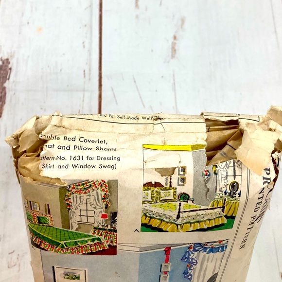 McCall’s #1629 Bed Covering Set Printed Patterns Vintage 1951 - Picture 3 of 16